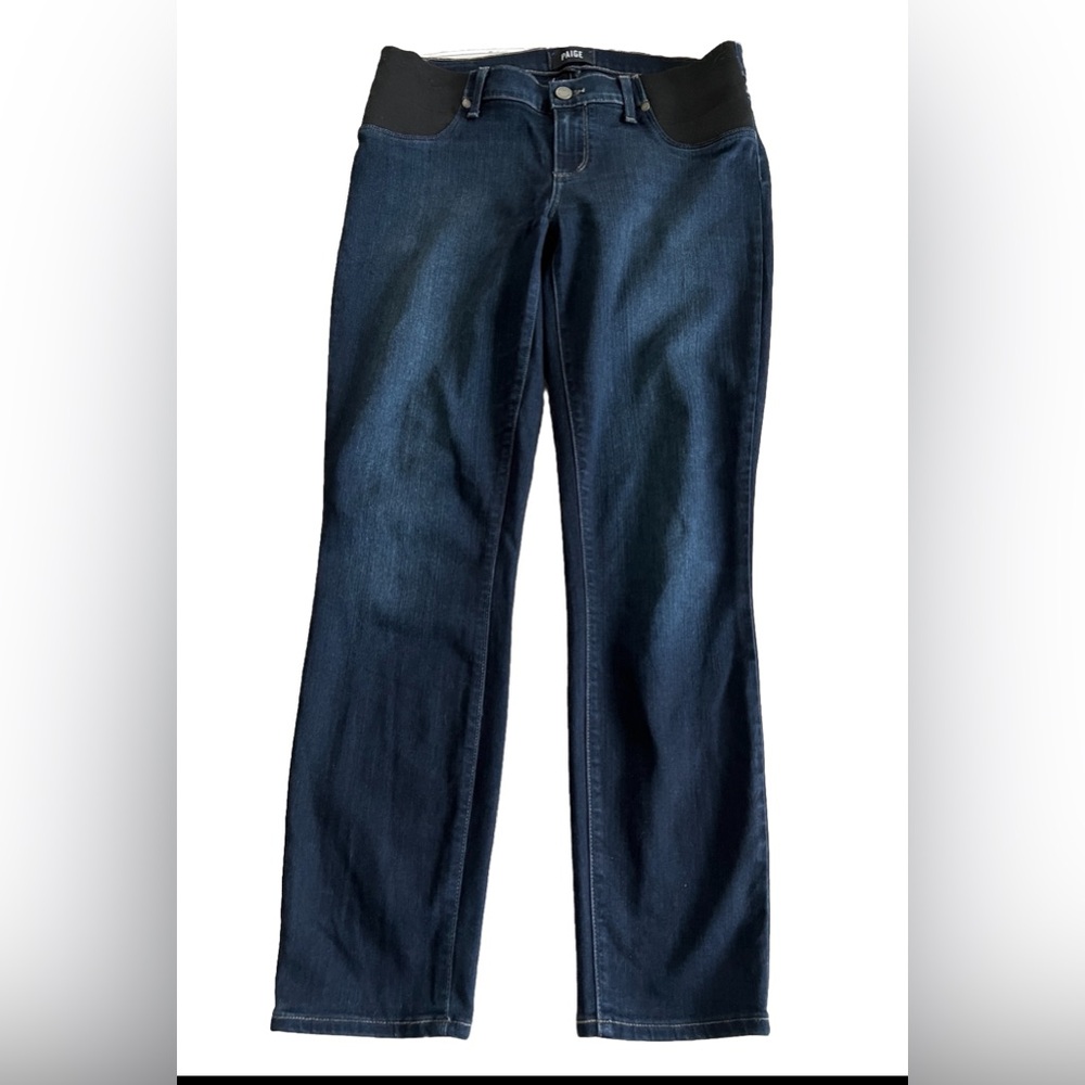 PAIGE VERDUGO ANKLE  Dark Wash Premium Skinny Denim Jeans 4 Way Stretch 29 34x28